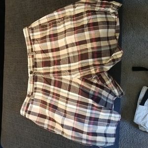 Chaps Plaid Shorts size 38